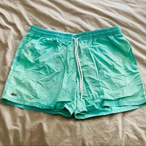 Men’s Lacoste swim trunks